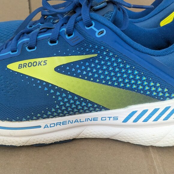 Brooks Adrenaline GTS 22 Running Shoe Men’s Size 12D Blue/Nightlife 1103661D482 - Picture 8 of 16